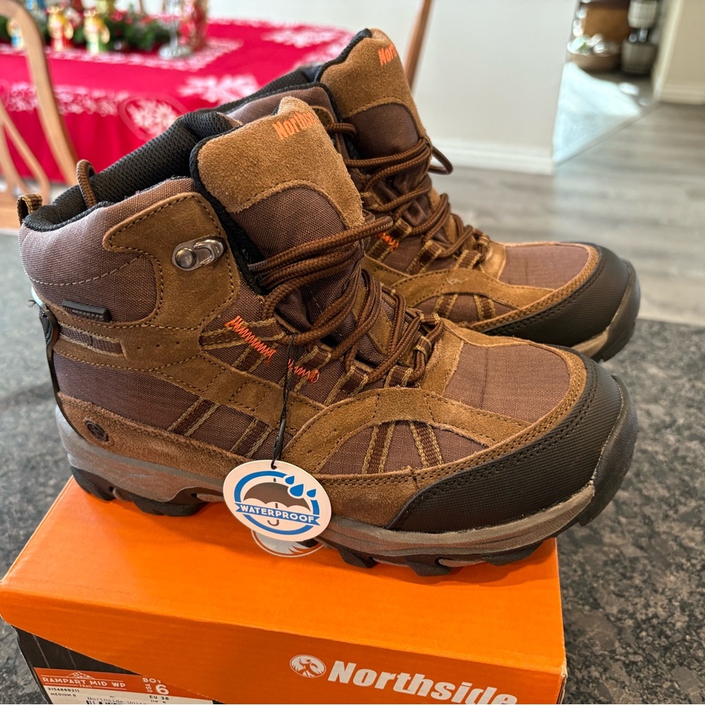 Northside Brown and Black Kids Boots
